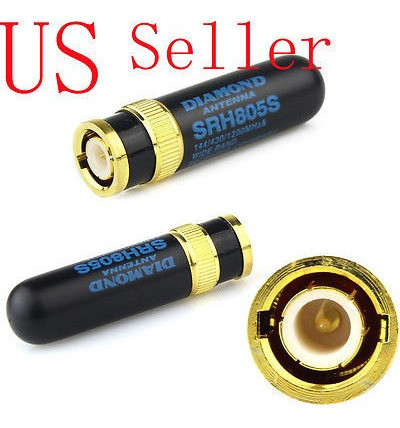 Srh-805s Doble Banda 144/430 Mhz Sma-macho Antena Para Dos V 1