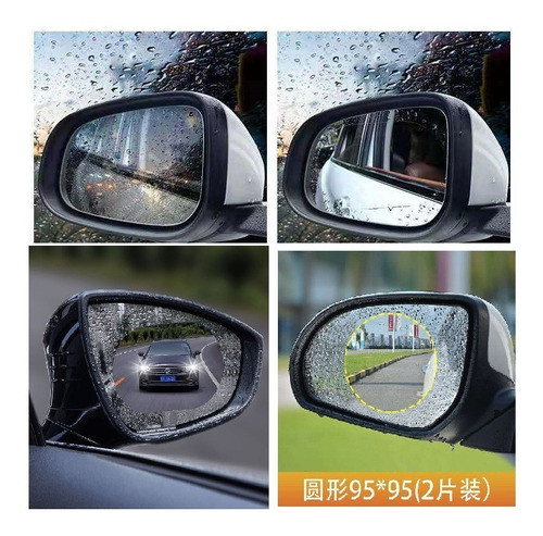 Protector Transparente Anti Lluvia Espejo Retrovisor Vent 2u 1