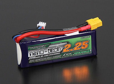 Rc Turnigy Nano-tech 2250mah 2s 65 ~ 130 C Lipo Pack 1