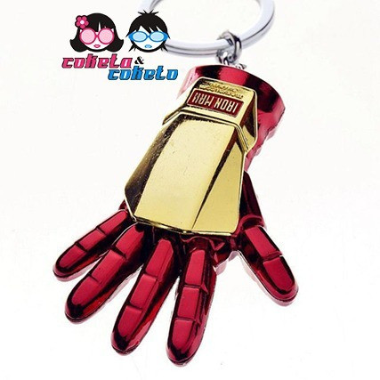 Llavero Iron Man Tony Stark Guante Metal Metalico Avengers 0