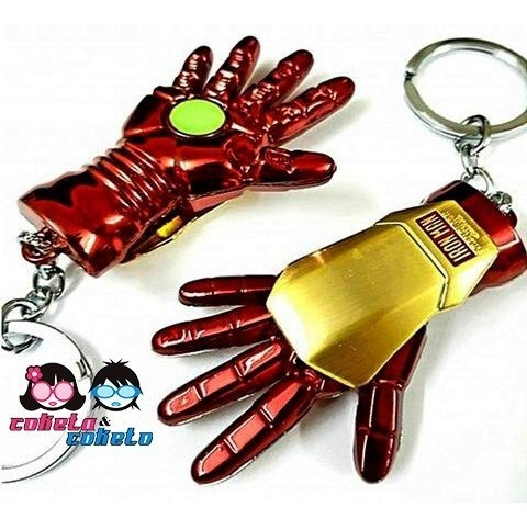 Llavero Iron Man Tony Stark Guante Metal Metalico Avengers 1