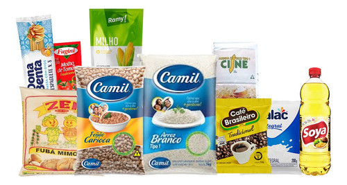 Cesta Basica Essencial 11 Itens Completa Alimentar Premium 0