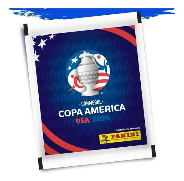 Panini Copa América 2024 Sticker Pack — Kit of 40 Envelopes, 200 Stickers Total