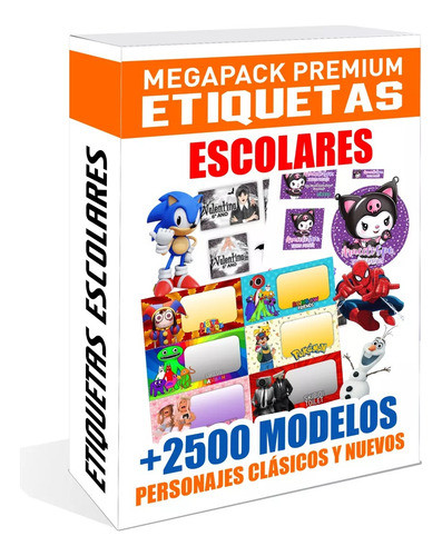 Kit Imprimible Etiquetas Escolares 2024 - 2025 0