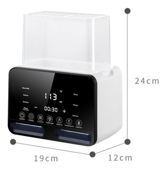 Aquecedor De Mamadeiras Duplas Para Mamadeira Fast Milk Adva 1