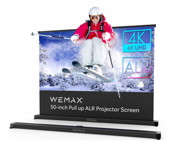 Wemax Pantalla De Proyector Portatil Alr De 50 Pulgadas, Peq 0