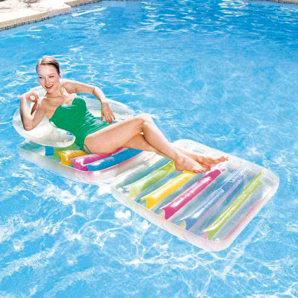 Colchão Poltrona Boia Inflável Grande Piscina Verão 1833 Mor 1