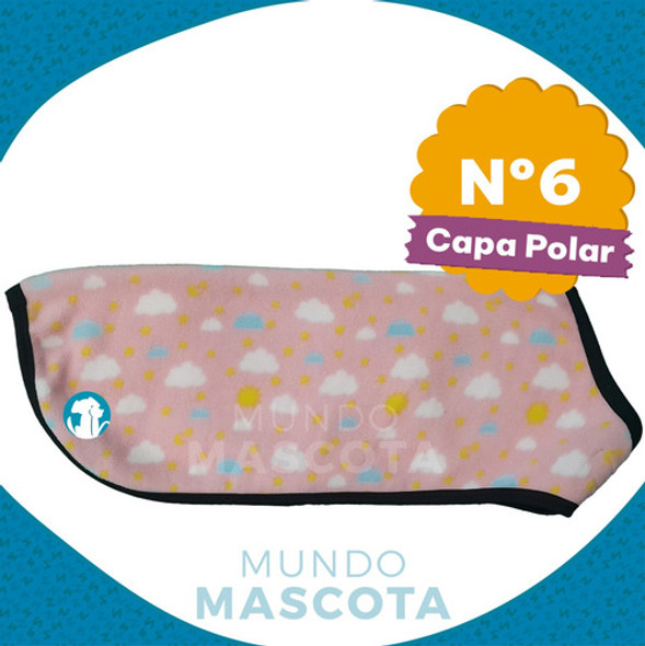 Capa Polar Ajustable Para Perro Talle 6 / 12 Cuotas 0