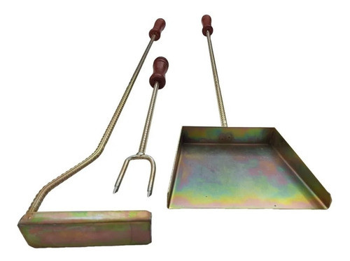 Accesorios Parrilla Palita,atizador Y Tenedor Planchalinda 1