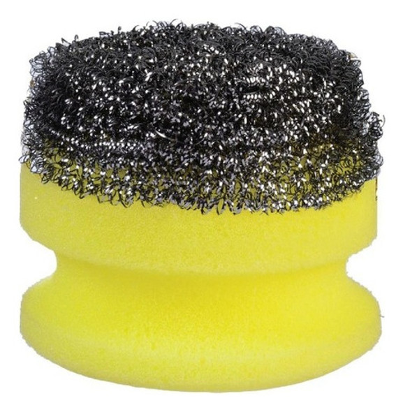 Esponja De Limpieza Doble Uso Acero Inoxidable X 12 Unidades 0