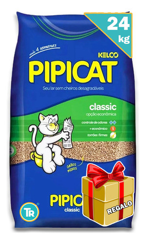 Arena Higiénica Para Gato Pipicat Classic 24kg+ Envío Gratis 0