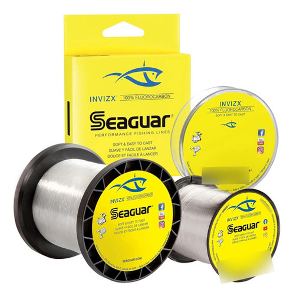 Seaguar Invizx Fluorocarbon 200 Yds. - 4 Lb. Prueba 0 Seaguar Invizx Fluorocarbon 200 Yds. - 4 Lb. Prueba 0