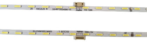 Kit De 2 Tira De 46 Led Tcl L55c2 // 60cm // 6v 0