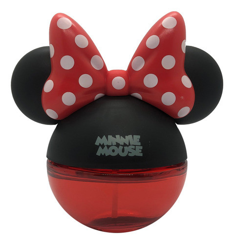 Ambientador Tablero Tipo Botella Disney Minnie Roja Aromatiz 0