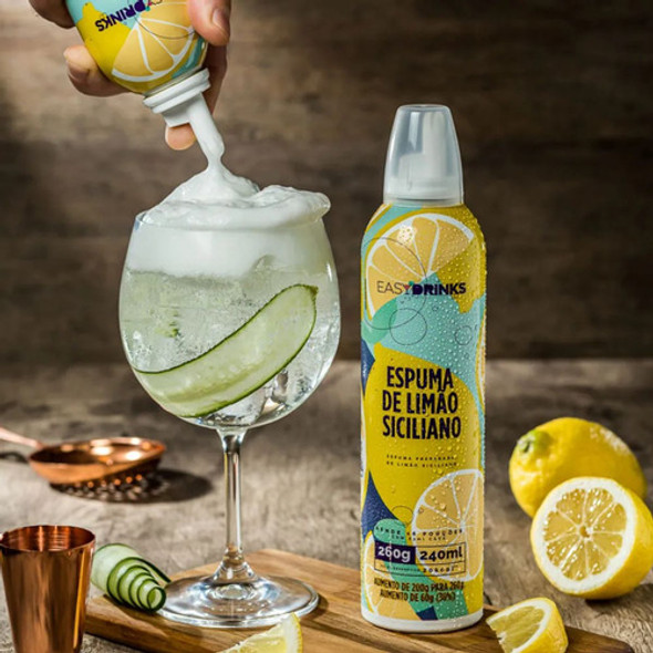 Espuma De Limão Siciliano 240ml/260g -  Easy Drinks 1