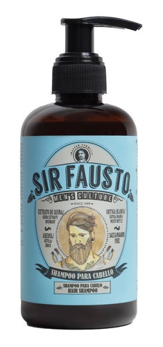Sir Fausto - Shampoo Barba + Cabello + Oleo Esencial 1
