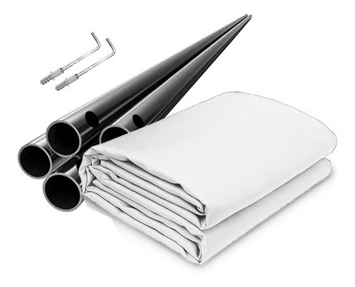 Fondo Infinito Blanco 3 X 6 Mts - Incluye Estructura + Envió 0