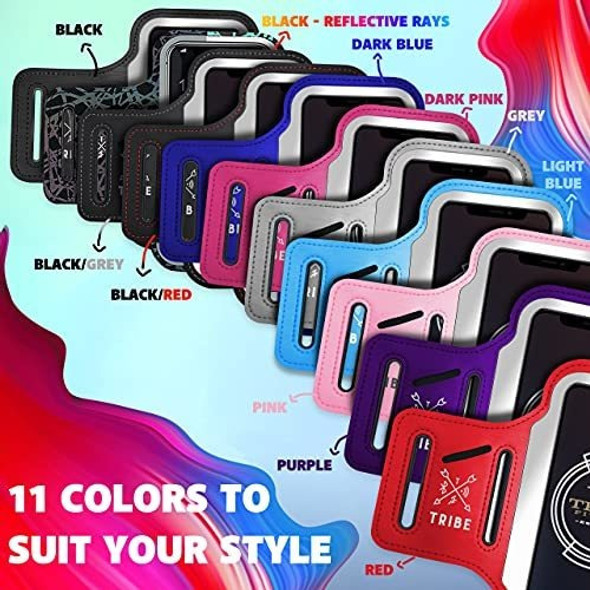 Brazalete Tribe Running  Porta Celular - Talle M Azul 1