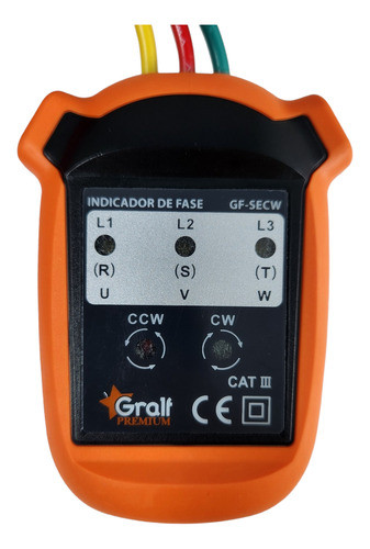 Secuencimetro Detector Fase Y Sentido De Giro Gralf Gf-secw 1