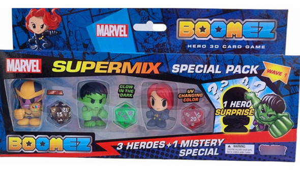 Marvel Boomez Serie 1 Supermix Special Pack +1 Mistery 0