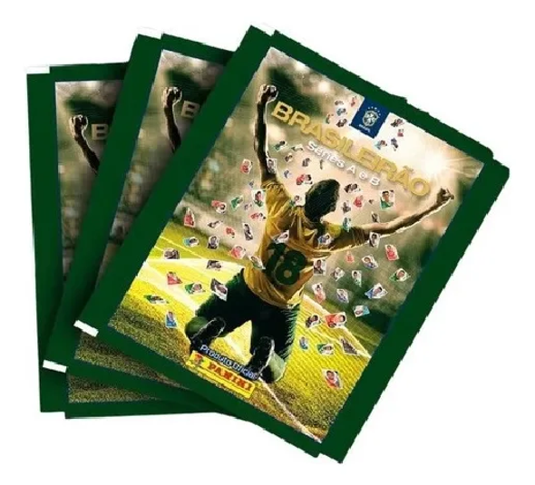 Panini Brasileirão 2018 Sticker Pack Kit – 100 Sealed Envelopes (Sports Album Collection)