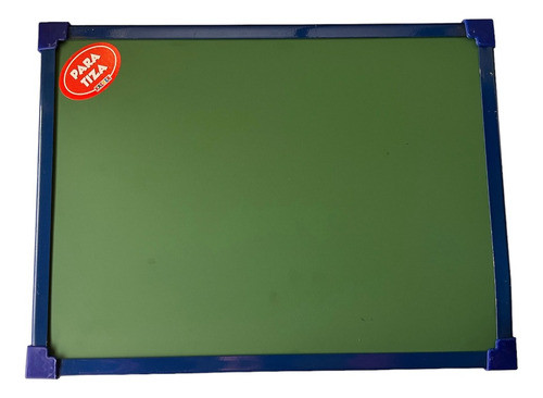 Pizarra Para Tiza Bordes Azules; 40cm X 30cm 0
