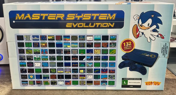 Master System Evolution by Tectoy – Console with 132 Built-in Games (Like New in Open Box) – Collector’s Item