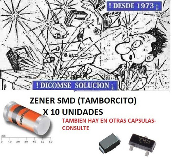 Diodo Zener 1/2 Watt Bzv55c 18 X 10 Unid 0