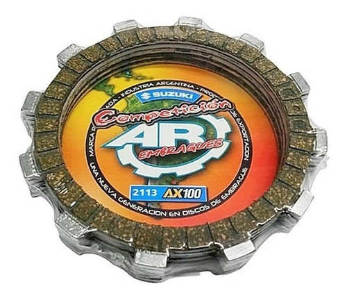 Discos De Embrague Ar Competicion Suzuki Ax100 Jm Motos 0