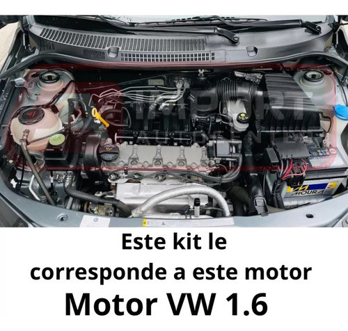 Kit Service Aceite 15w40 + 3 Filtros Gol Trend Suran Fox 1.6 1