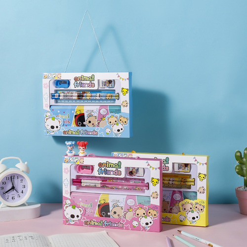 Set Escolar En Maleta Útiles Escolares Cartuchera 1