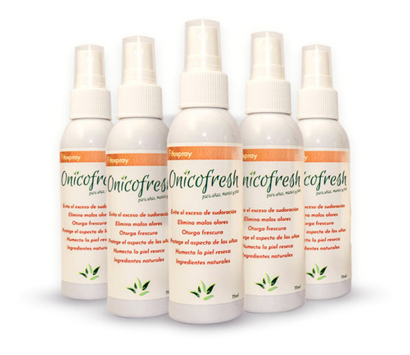 Onicofresh Fitospray Uñas Original Uso Prolongado 5 Unidades 0