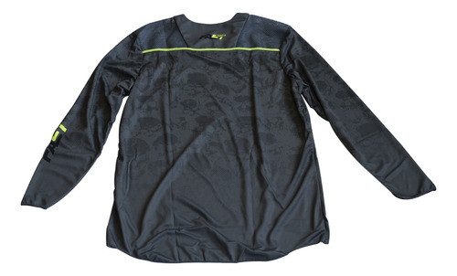 Buzo Modelo Fast Talle Gg Gris/amarillo 1