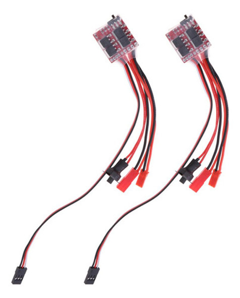 2x 20a 2s Esc Controlador De Velocidade Para 1/16 1//20 Rc 0