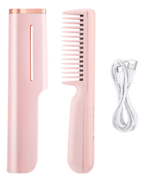 Peine Ailisador Y Rizador  Recargable Usb 1
