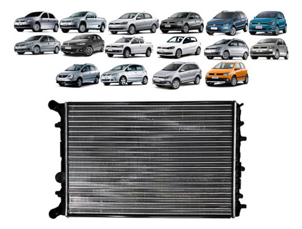 Radiador Gol Trend 2009 2010 2011 2012 2013 2014 Motor 1.6 0