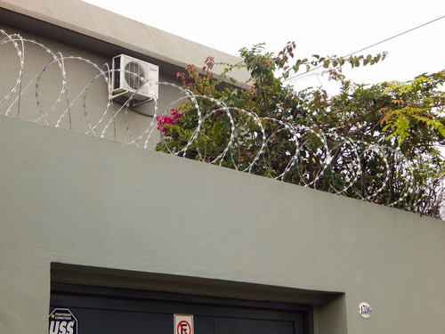 Alambre Concertina Doble 45 Cm. C/grampas Union Rollos 1