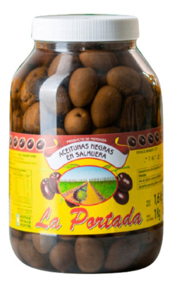 Aceituna Negra 1kg La Portada Mendoza 0
