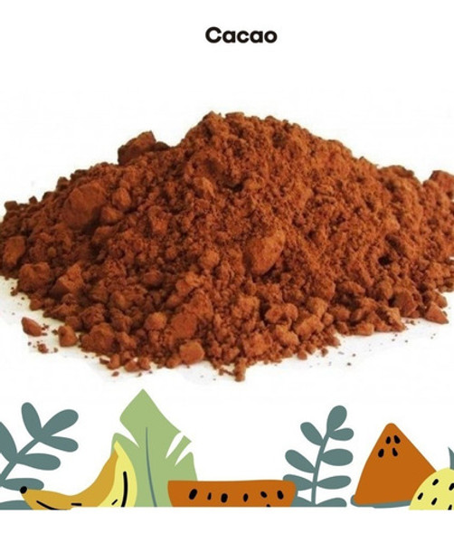 Cacao Amargo Puro En Polvo Alcalino Sin Azúcar Importa. 1 Kg 0