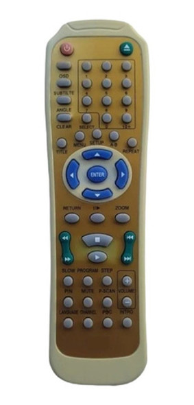 Controle Remoto Dvd Dvp-868 Compatível Com Pilhas 1