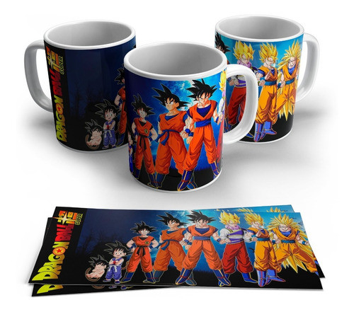 Taza Dragon Ball De Plástico- Tazas Personalizadas 0
