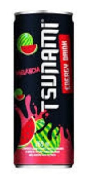 Energético Tsunami Melancia Lata 269ml 0