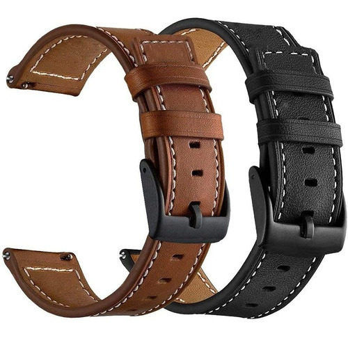 Malla De Cuero Para Samsung Galaxy Watch 4 Classic 42mm 46mm 0