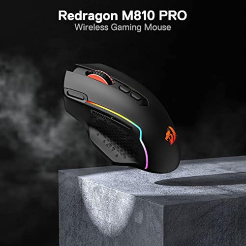 Redragon M810 Pro - Mouse Inalámbrico Para Juegos, 1