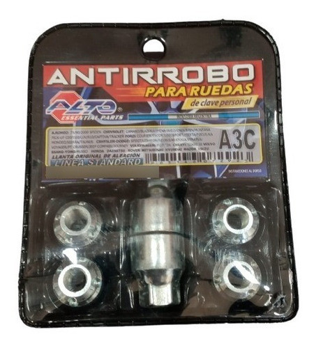 Antirrobo Ford Transit Llanta 14  Chapa Seguridad Rueda 0