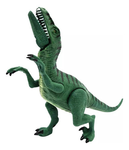 Dinosaurio Velociraptor Juguete Mighty Megasaur Luz Y Sonido 0