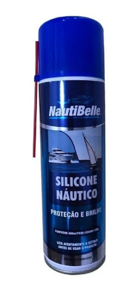 Silicone Náutico Nautibelle Spray 300 Ml Lancha Barc C/ 6 Un 1