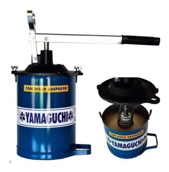 Bomba De Graxa Yamaguchi 7kg Com Disco Raspador Com Nf 1