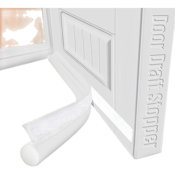 Burlete Aislante Blanco Para Puerta De Hasta 76cm. 0