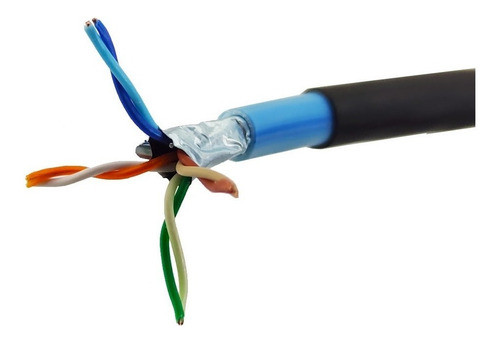 Cabo Rede 30m Cat5e Area Externa Capa Dupla Blindado Cobre 1